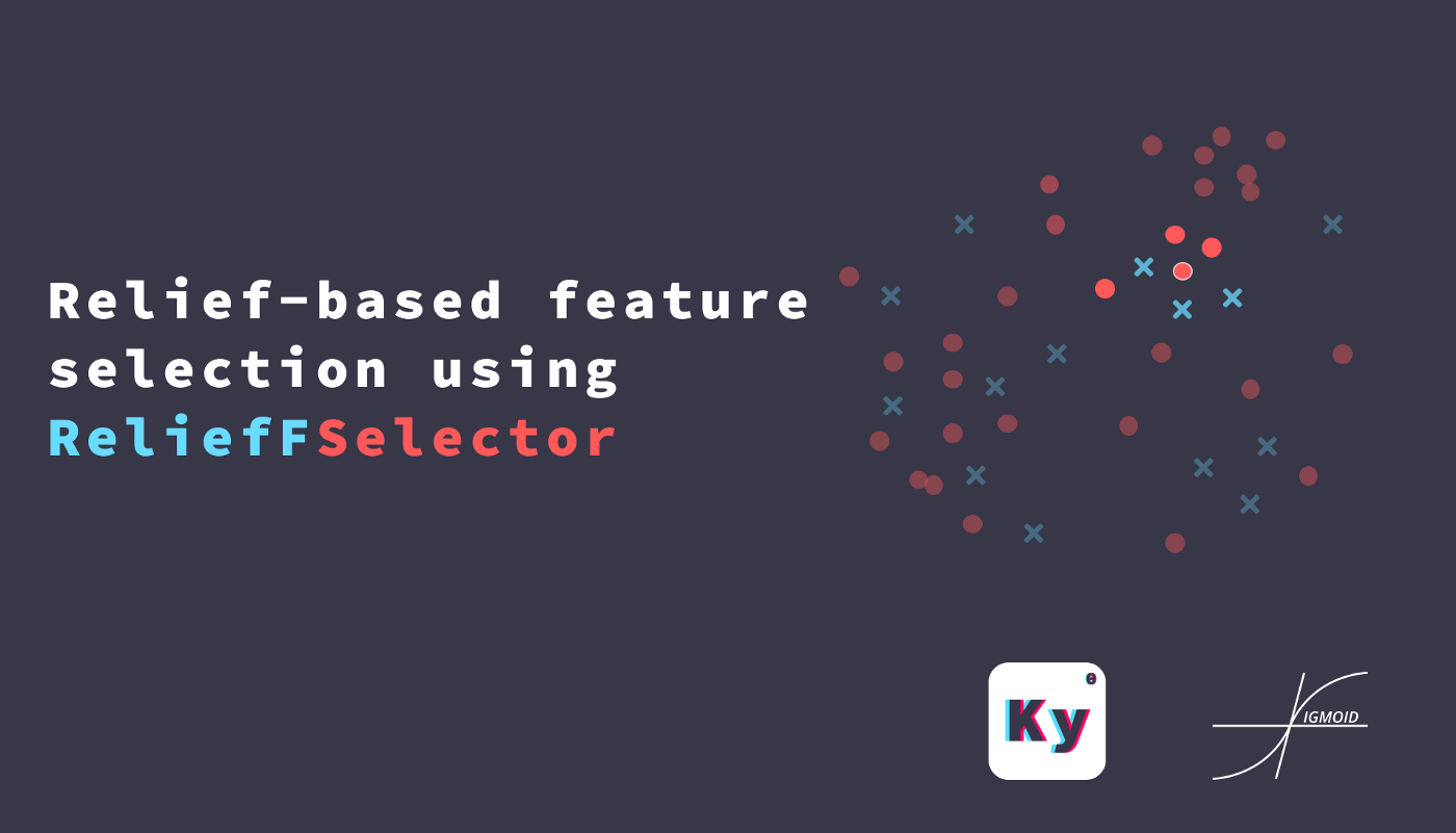 Relief-based feature selection using ReliefFSelector