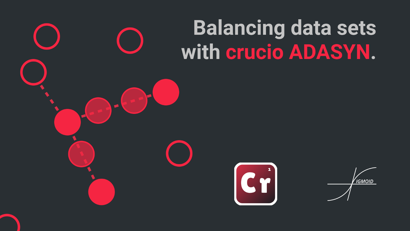 Balancing data sets with Crucio ADASYN
